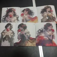 nene様 SnowWhite コラージュステッカー バラ売り