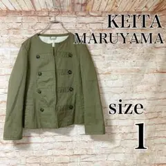 ケイタマルヤマ KEITA MARUYAMA ジャケット ノーカラー 羽織り 1