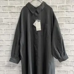新品タグ付き☘️RAY CASSIN バックリボンシャツワンピース