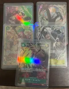 ワンピースカード　パラレル5枚セット