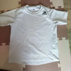adidas CLIMALITE ホワイト Tシャツ 140