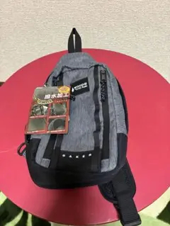 BAKER ボディバッグ 撥水加工 グレー/ブラック