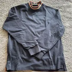 【Paul Smith】モックネックカットソー コットン ネイビー