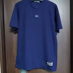 Mizuno ネイビーシンプル Tシャツ Oサイズ