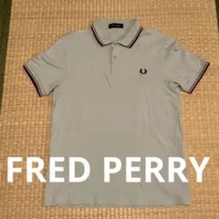 FRED PERRY フレッドペリー ポロシャツ 美品 M 水色 M3600