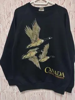 90s カナダ製 HARLEQUIN Nature Graphics スウェット