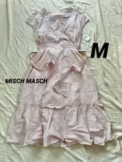 MISCH MASCH ロングワンピース2ピンクMコットン綿