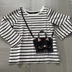 kate spade ボーダー長袖カットソー 100cm