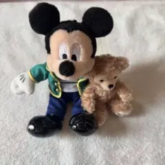 ワンダフルヴォヤッジ ミッキーマウス ダッフィー ぬいぐるみバッチ