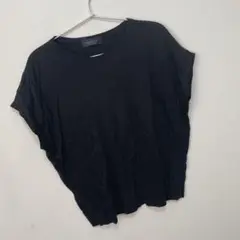 JUSGLITTY（ジャスグリッティー）ゆるTシャツ ブラック