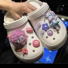 最終セール❤️クロックス用ジビッツ　ステラル一セット（crocs靴含まれてない）①