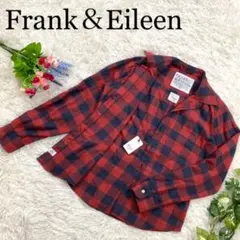 新品タグ付♪フランクアンドアイリーン ブロックチェックシャツ☆サイズXS
