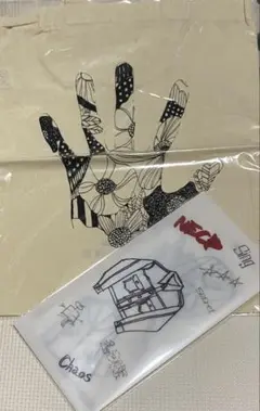 吉井和哉作　手のひらデザイン トートバック＆マスクホルダー