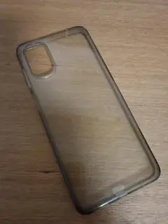 スマートフォン moto e32s シリコンケース グレークリア