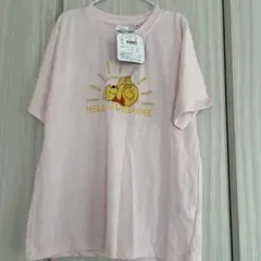 ウィニー・ザ・プー Tシャツ 140サイズ ピンク　新品