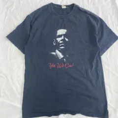 $ Activewear Yes We Can! Tシャツ ネイビー オバマ