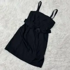 【c5494】ems チュニック ノースリーブ　ブラック