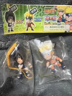 NARUTO ナルト 忍者根付4 ナルト サスケ 新品未開封 2点セット