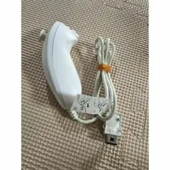 動作品★Wii　ヌンチャク　Nintend　純正　白　シロ　任天堂