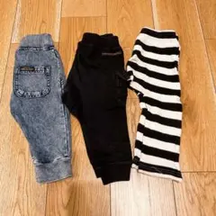 3枚まとめ売り　90サイズ　パンツ　秋〜冬用