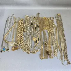 【HE】お買い得✨メッキ　ネックレス　ゴールド系　アクセサリー　730g