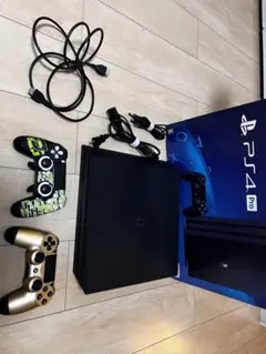 PS4 Pro 本体 + コントローラー2個