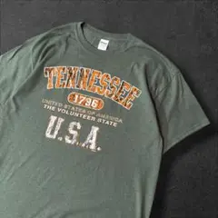 6571/US古着ギルダン テネシー大学カレッジTシャツL
