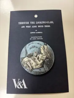【新品未使用】アリス: 鏡の国の缶バッジ