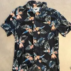 日本未進出 Pull&Bear リゾートシャツ アロハシャツ リネンシャツ