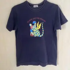 エルマーとりゅう Tシャツ ネイビー 日本製