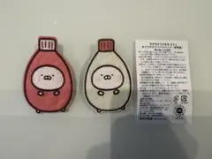 ちびちび うさまる カフェ オリジナルワッペンバッジ