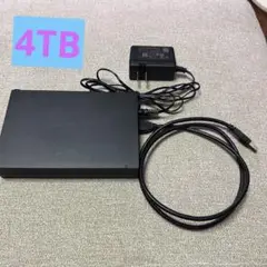 バッファロー 外付けハードディスク 黒 USB接続