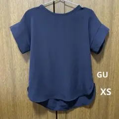 GU ネイビー 半袖シャツ XS
