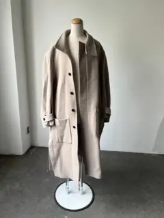 RYO TAKASHIMA ロングウールコート ベージュ