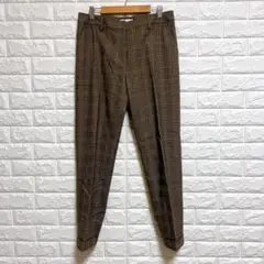 トゥルートラサルディ チェック柄ウールパンツ 40サイズ 美品