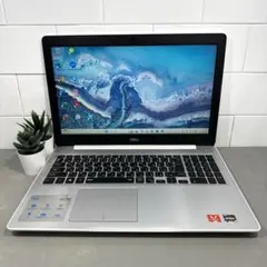 【限定】DELLプラチナホワイト☘️Ryzen5☘️新品NVMe256+1TB