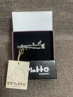 ジブリ美術館 限定 となりのトトロ タイピン 「あさがお」新品未使用 ジブリ美術館 限定 と'な'りのト ト 口 タイピン あさがお