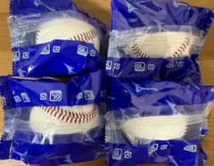 NPB 12球団統一 試合球 4球 未開封 プロ野球試合球