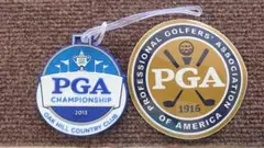 2013年全米プロ選手権タグ & 全米ゴルフ協会ステッカー
