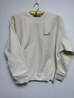 Carhartt アイボリー クルーネック トレーナー