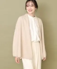 エルーラ ラクーンリッチ着流しカーディガン ELURA