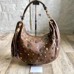 本物☆ジミーチュウ スタースタッズ レザーバッグ ショルダーバッグ ハンドバッグ