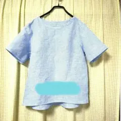 10年着てほしいヨーロッパリネンの布帛Tシャツ (L)