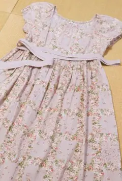 ピンクハウス　薔薇柄ワンピース
