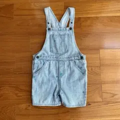 ザラベイビー　デニムショートオーバーオール　110