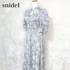【スナイデル】デコルテオープンワンピース WEB限定 ミント Sサイズ