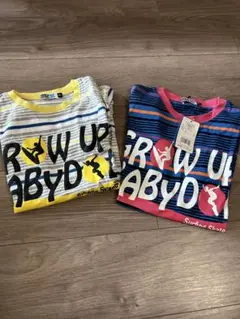 BABYDOLL ストライプ Tシャツ 2枚セット