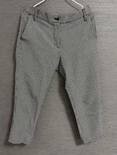 CLUNKクランク ゴルフ 七分丈チェックパンツ L