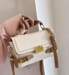最終値下げ‼️新品未使用♡ショルダーバッグ　ハンドバッグ　オフホワイト