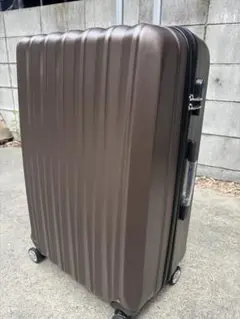 新品未使用　スーツケース　キャリーケースメタリックブラウンМサイズ60L3-5泊